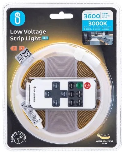 Aigostar - LED Stmievateľný pásik 5m LED/36W/24/230V 3000K + DO