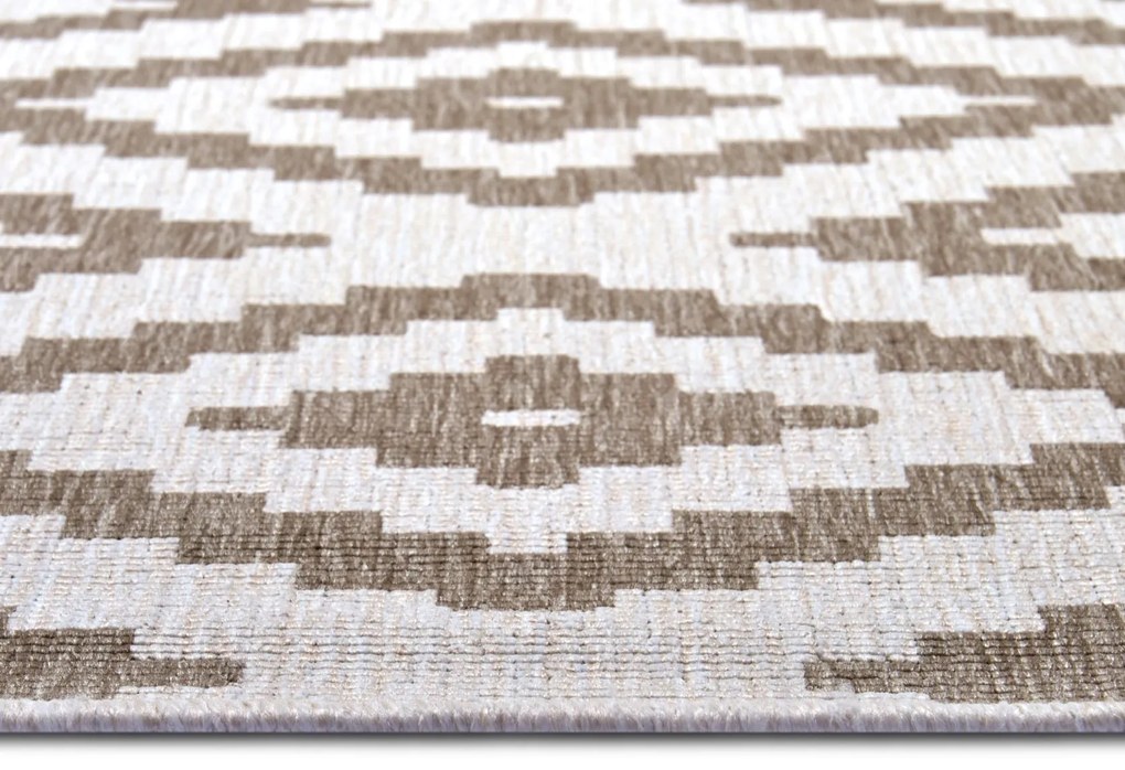 NORTHRUGS - Hanse Home koberce Kusový koberec Twin-Wendeteppiche 105460 Linen – na von aj na doma - 160x230 cm