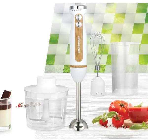 Heinner HB-DC600WH - Ponorný mixér 600 W/230 V biela/hnedá