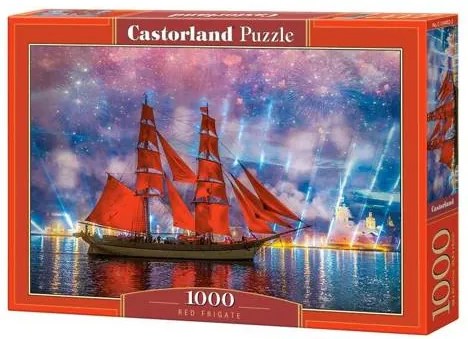 Jokomisiada Puzzle 1000 dielikov – červená loď