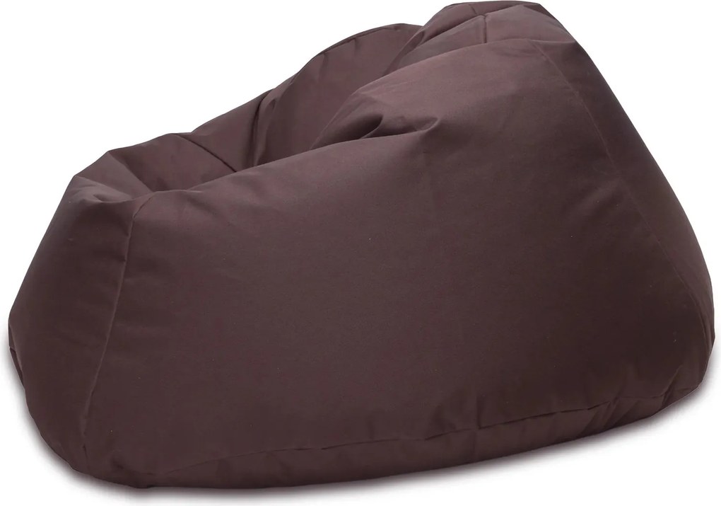 INTERMEDIC SK - Sedací vak MAXI 140x70 cm z polyesteru | rodinný vak, veľké kreslo, 570 l Farba: Kapučíno