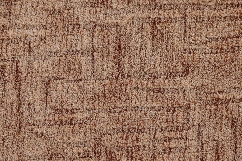 ITC Metrážny koberec Dobro 65 tmavo béžový - Kruh s obšitím cm