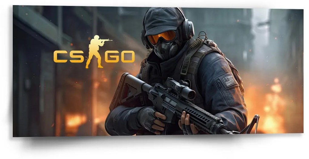 Sablio Obraz CS:GO Vojak 2 - 110x50 cm