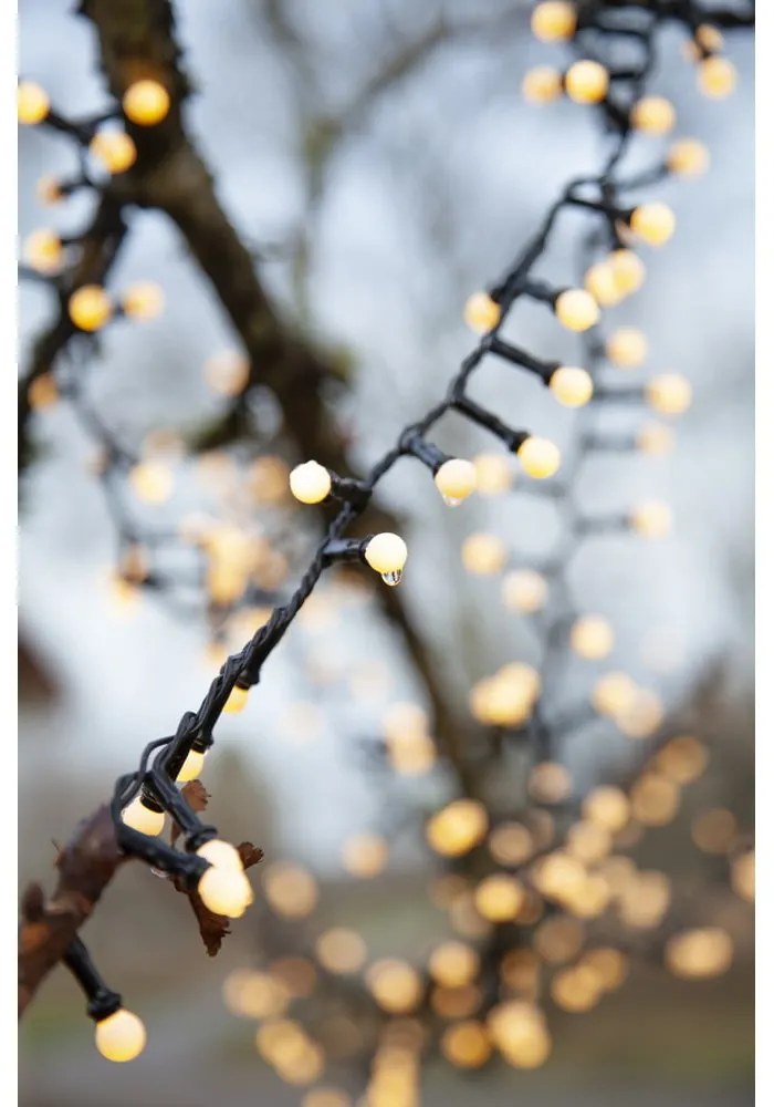 Vonkajšia svetelná LED reťaz Star Trading Berry Mini, dĺžka 6 m