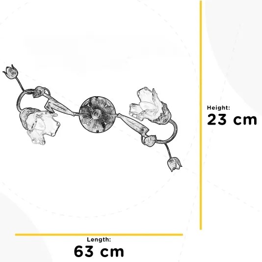 ONLI - Stropné svietidlo ARIANNA 2xE14/6W/230V