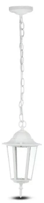 Vonkajší luster na reťazi 1xE27/40W/230V IP44 biela