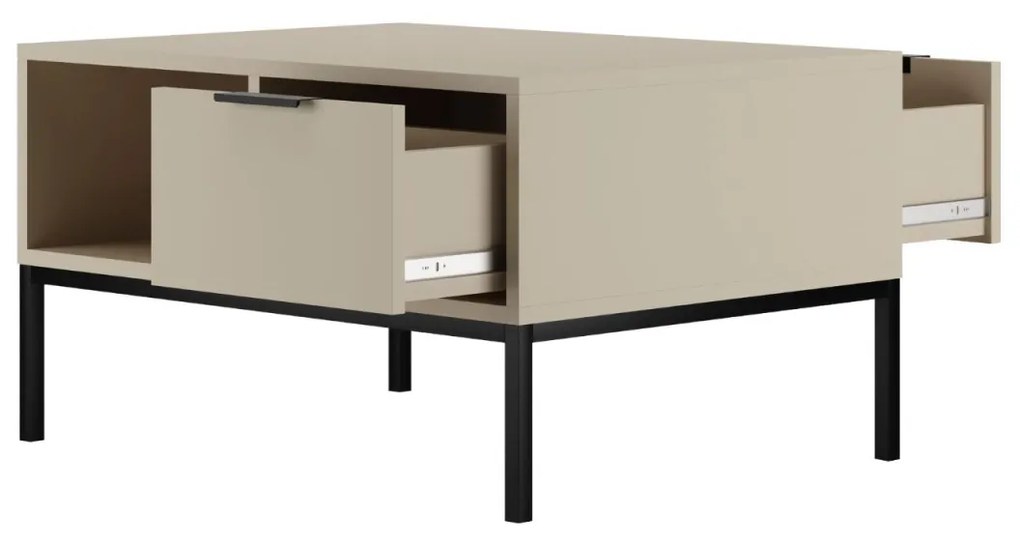 Konferenční stolek Austin 80 cm kašmír/černá