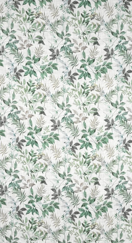 ZÁVES NA KRÚŽKOCH AMANDA 140X250 CM LISTY