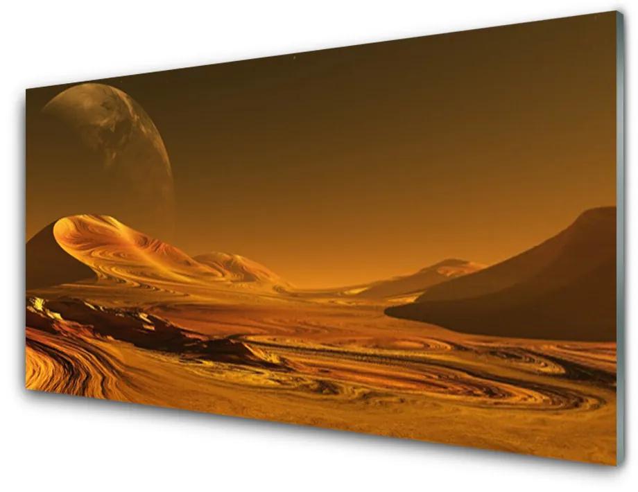 Obraz plexi Púšť vesmír príroda 140x70 cm