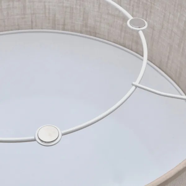 Stropné svietidlo SIRJA 1xE27/60W/230V pr. 35 cm béžová