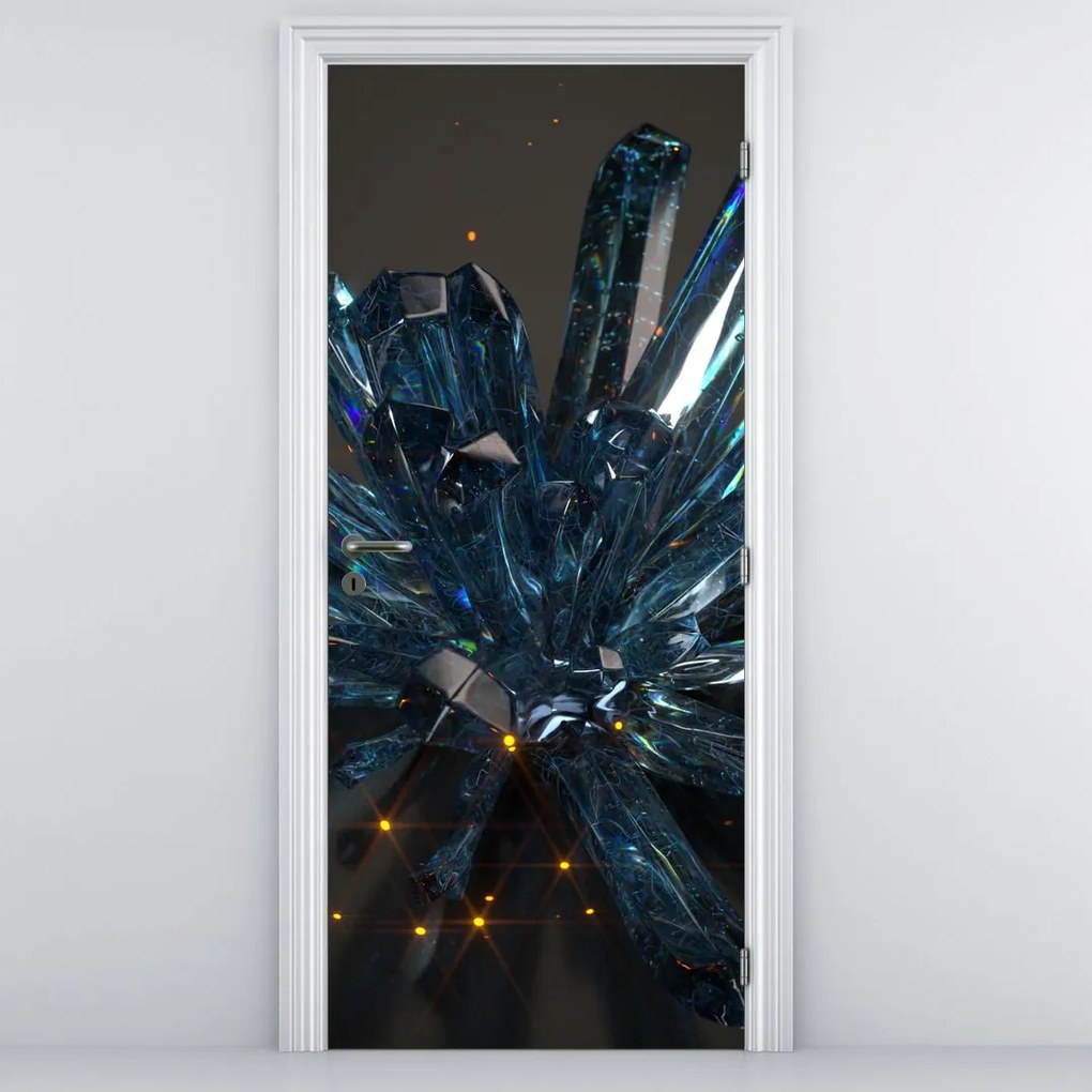 Fototapeta na dvere - Kryštál (95x205cm)