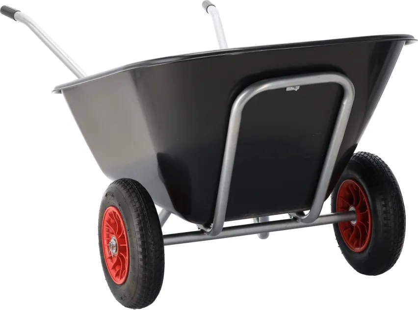GARDEN LINE Záhradný fúrik – objem 280 l, čierny