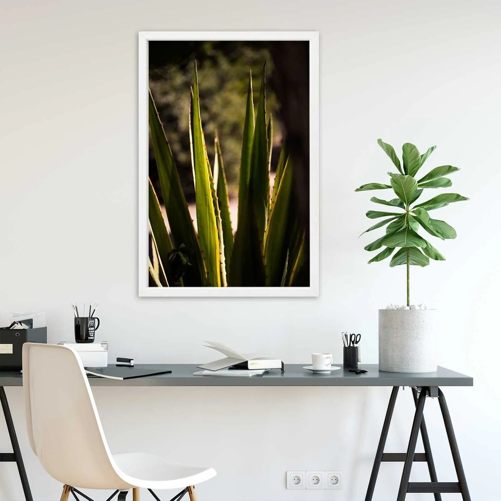 Gario Plagát Ostnaté listy Farba rámu: Bez rámu, Rozmery: 40 x 60 cm