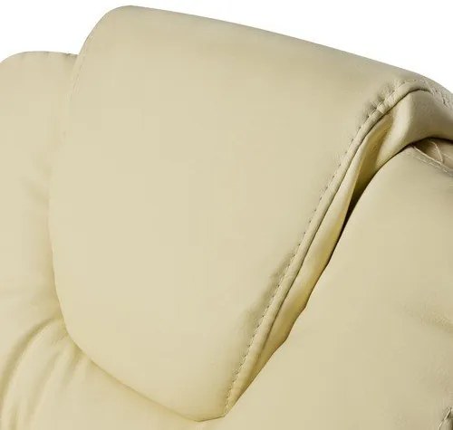Malatec 16225 Kancelárska stolička EKO koža krémová