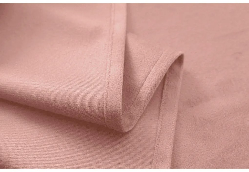 Zatemňovací záves VELVET 140x250 cm, ružový Zavesenie: Kovové krúžky