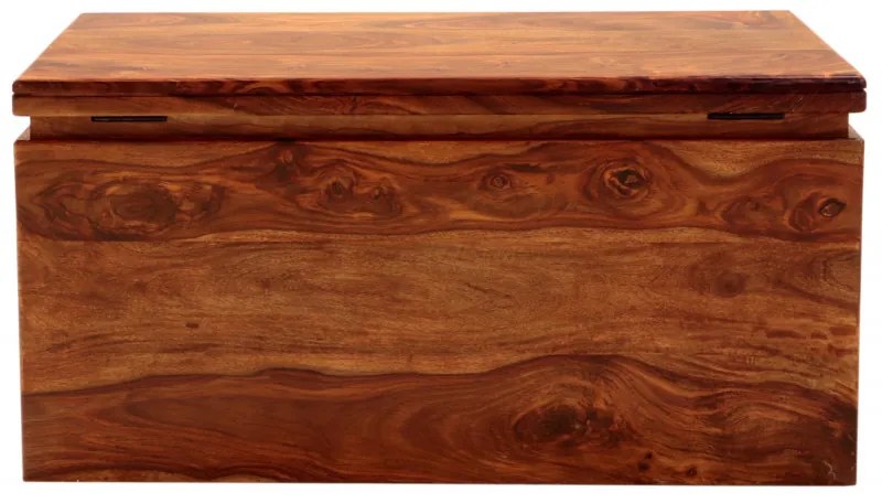 Truhlica Tina 90x45x45 indický masív palisander Svetlomedová