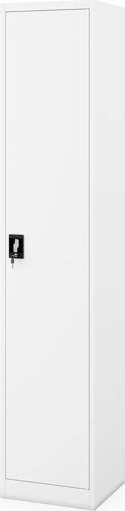 Kartotéková skriňa na kľúč biela ALEX H2200 450 x 2200 x 400 mm