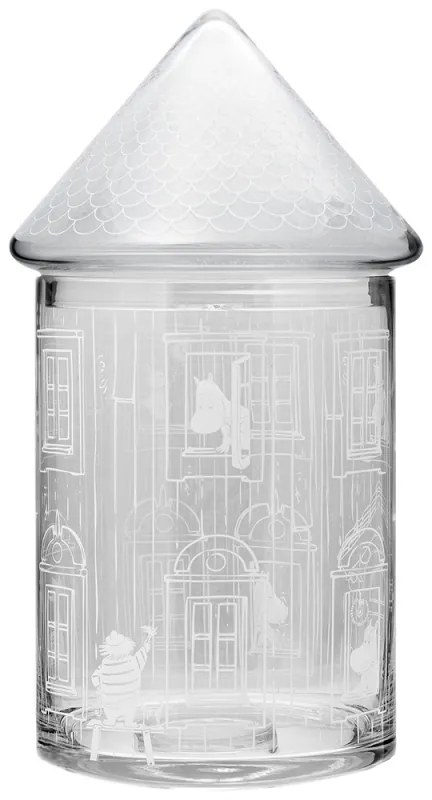 Sklenená dóza Moominhouse 30,5cm