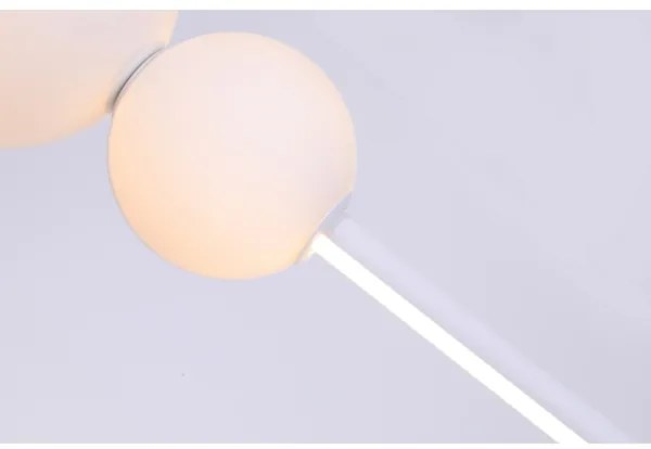 Azzardo AZ4426 - LED Stmievateľný luster na lanku SANDRA LED/48W/230V biela