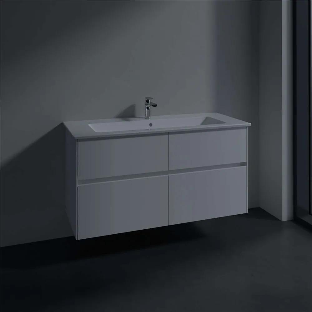 VILLEROY &amp; BOCH Collaro závesná skrinka pod umývadlo, 4 zásuvky, 1161 x 480 x 610 mm, Glossy White, C14600DH