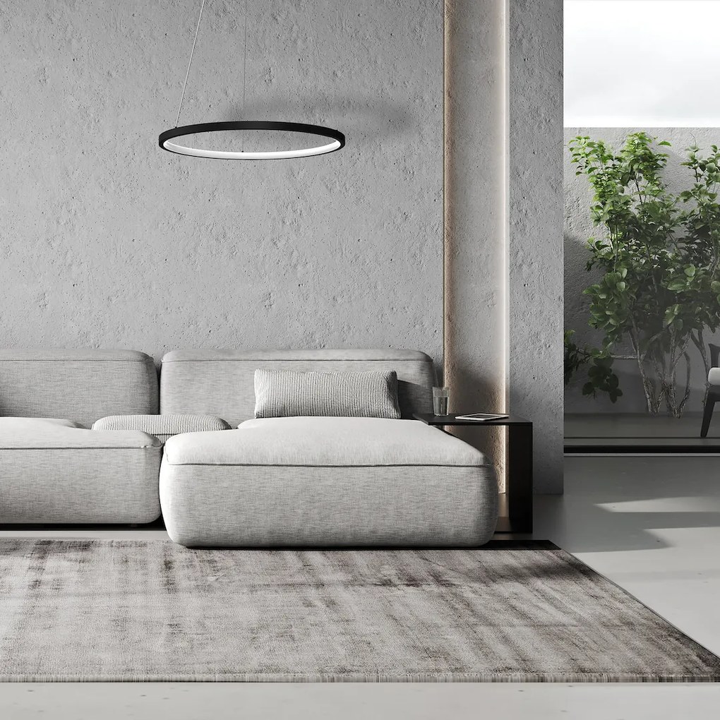 Závesné LED svietidlo Hoop, 1x LED 27w, 4000k, b
