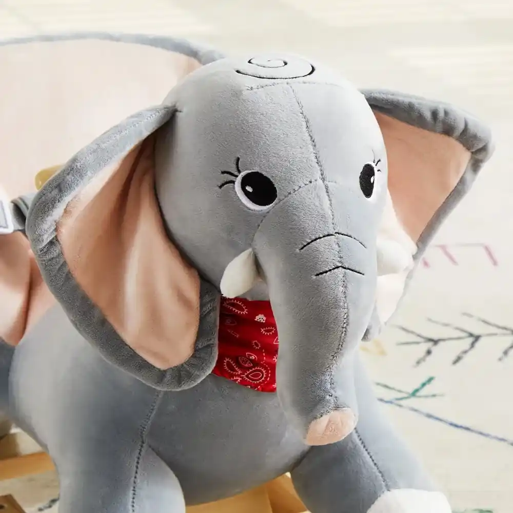 InternetovaZahrada - Detský hojdací sloník s funkciou zvuku | BIANO