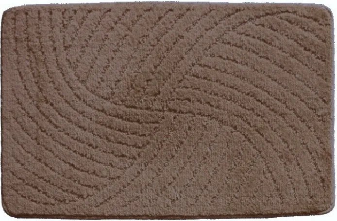 Erviplas, Protišmyková kúpeľňová predložka Classic hnedá, 50x80, hnedá, kúpeľňa