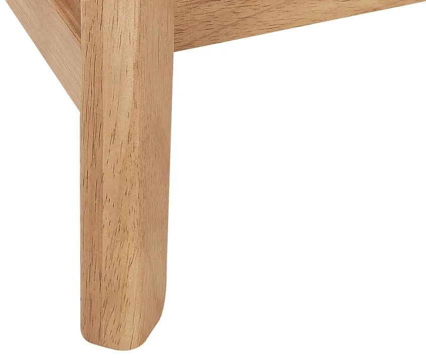 Odkladací stolík svetlé drevo TULARE Beliani