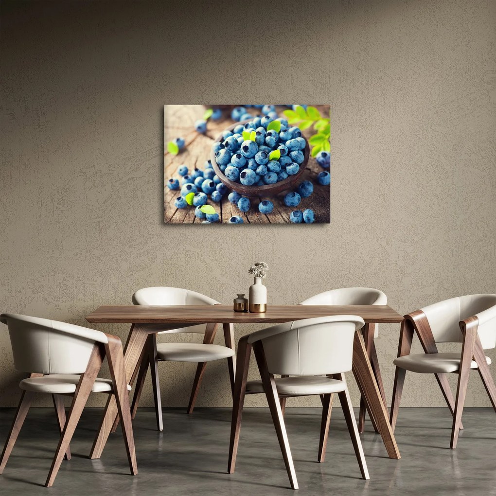 Obraz - Čučoriedky (70x50 cm)