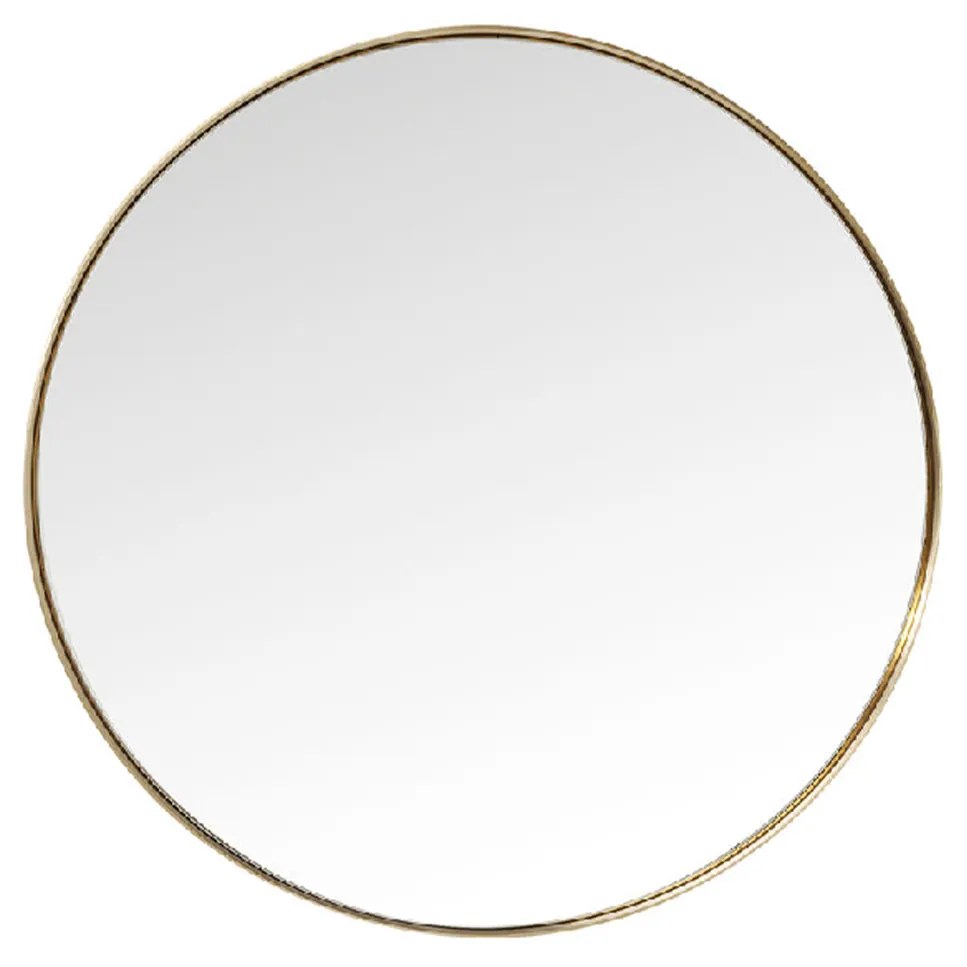Elegant zrkadlo zlaté Ø100 cm