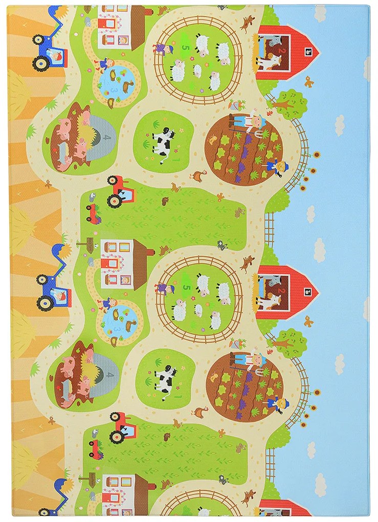 Koberce Breno Kusový koberec Dwinguler Farma, viacfarebná,140 x 210 cm