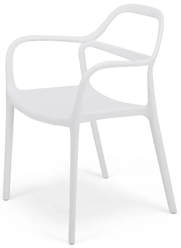 Súprava 2 bielych jedálenských stoličiek Bonami Selection Dali Chaur