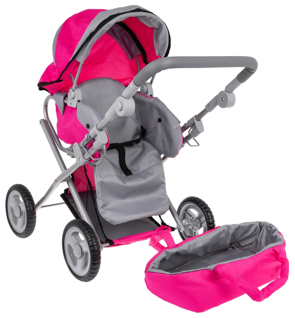 Kočík pre bábiky 2v1 RAMIZ FL8166-1