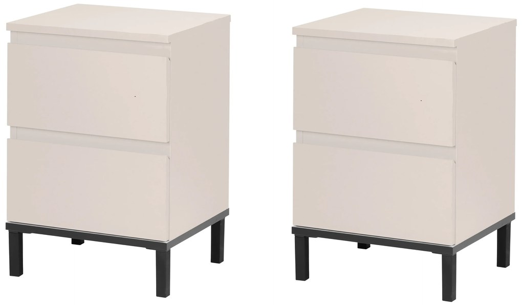 Livarno® Nočný stolík, 2 kusy (800011154)