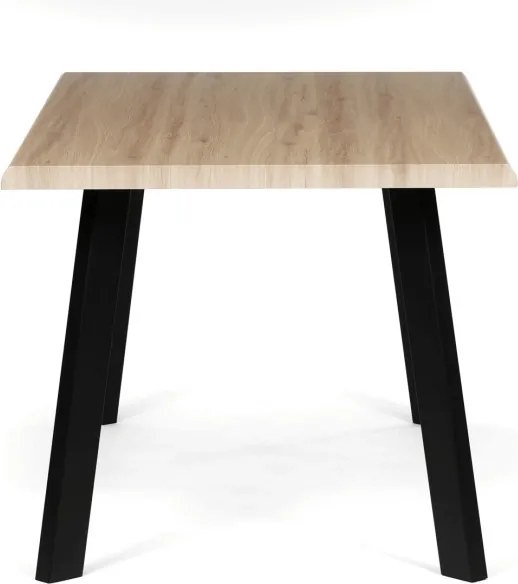 Jedálenský stôl HT-F4516 OAK divoký dub / čierne nohy