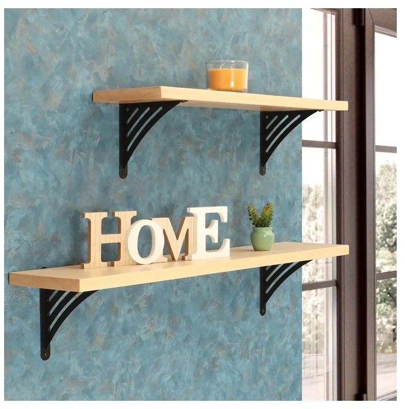 Polica na stenu s konzolou Jana 100 cm BUK