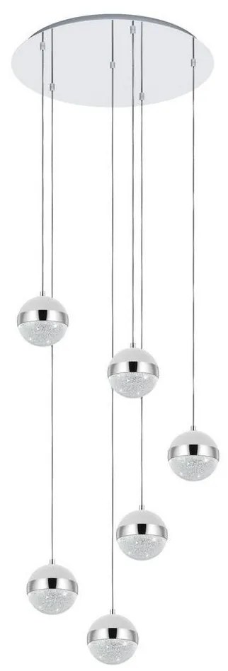 Eglo 98558 - LED Luster na lanku LICOROTO 6xG9/3W/230V