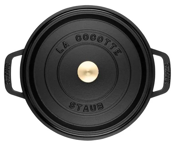 Staub Hrniec STAUB okrúhly 30 cm čierny 8,35l
