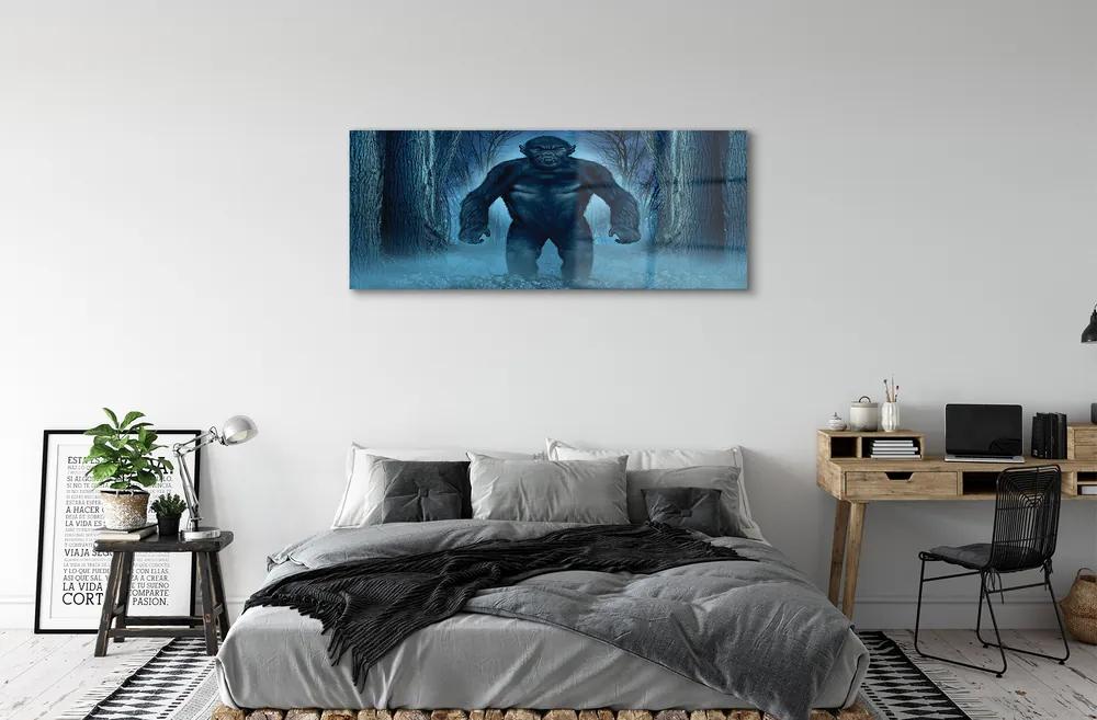 Obraz plexi Gorila lesné stromy 120x60 cm