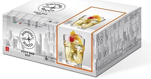 Bormioli Rocco Rock Bar DOF 390 ml 6 ks