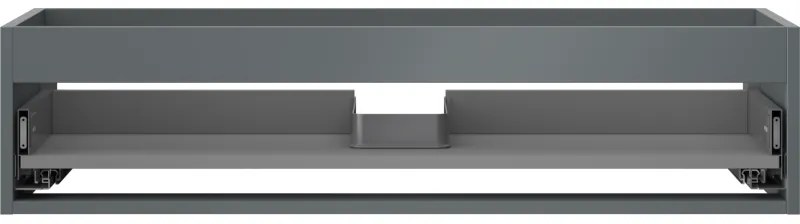 Mexen Box-A, závesná skrinka 100 cm, 1 zásuvka, grafitová matná, 91AX0-1000-235-1-66