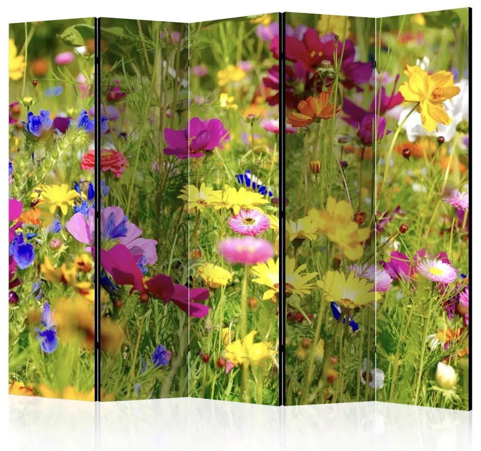 Artgeist Paraván - Summer Flowers II [Room Dividers]