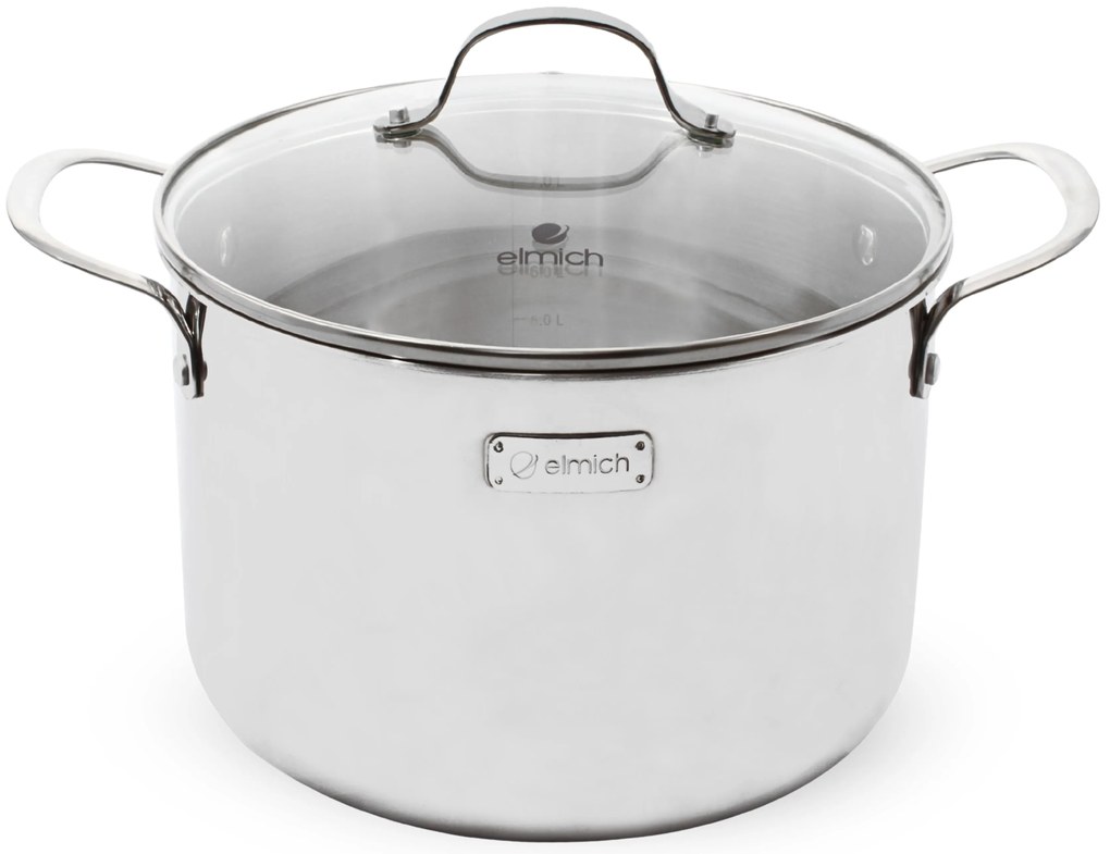 Elmich Trojvrstvový nerezový hrniec na indukciu Trimax 28 cm (12 l)