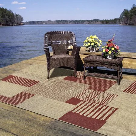 Koberce Breno Kusový koberec SISALO 706/O44P, červená, viacfarebná,160 x 235 cm