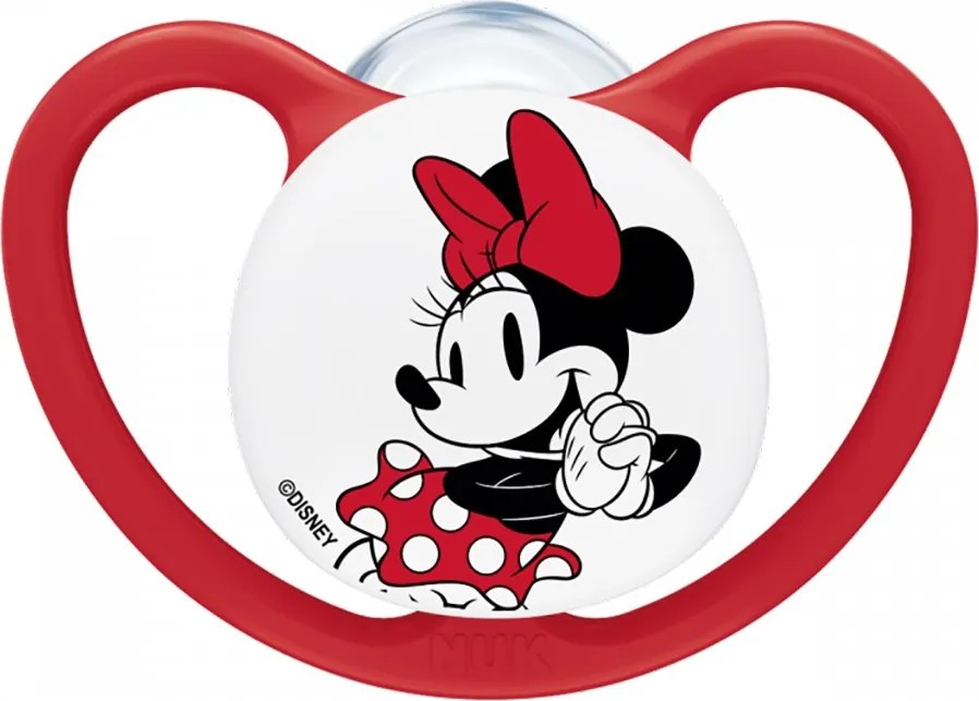 Cumlík NUK Perfect Match Air Disney Mickey Mouse 0–6 mesiacov red, vel. 0-6 m