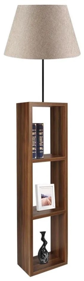 Stojacia lampa AYD 1xE27/40W/230V hnedá/šedá