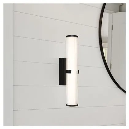 Searchlight 63125-1BK - LED Kúpeľňové svietidlo CLAMP LED/18W/230V IP44 čierna