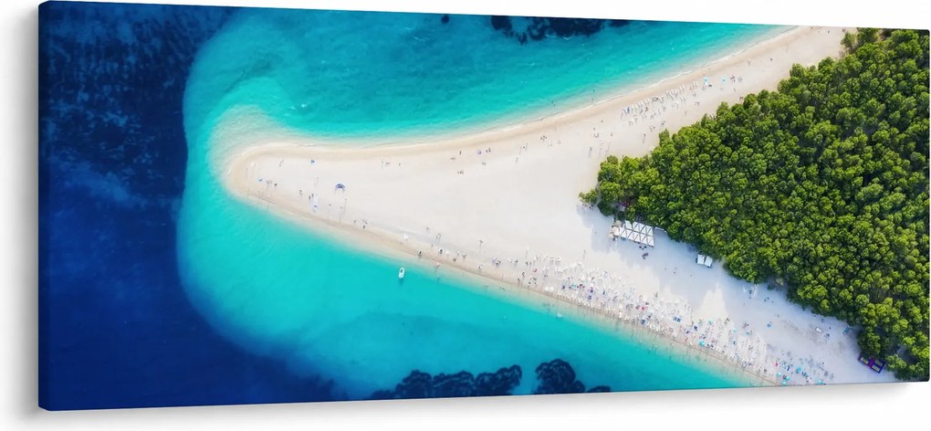 Obraz - Ostrav Hvar, Chorvátsko (120x50 cm)