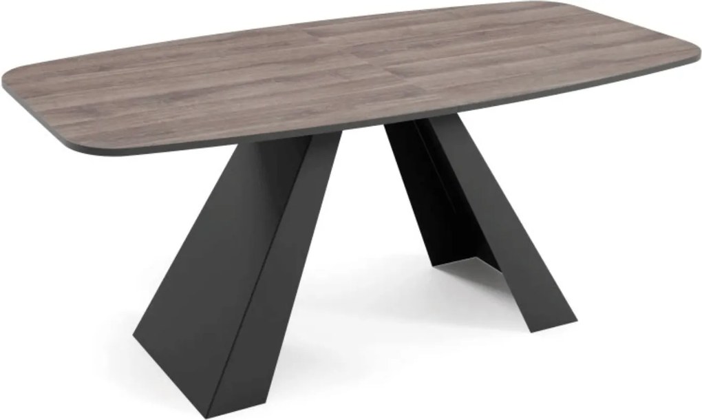 Dizajnový rozkladací jedálenský stôl TYRON Rozmer stola: veľkosť-160cm