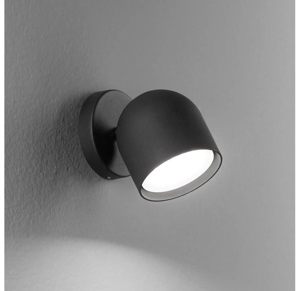 Ideal Lux - LED Nástenné bodové svietidlo DODO 1xGX53/9W/230V čierna